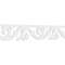 Ekena Millwork Redford Architectural Grade PVC Running Trim, 8"H x 5/8"P x 48"L RUNP08X0625X48RED - alternate 1
